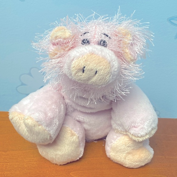 Ganz Webkinz Pink and Cream Pig HM002 Virtual Pet Plush Cute Stuffed Toy Kid's ! - Picture 3 of 12